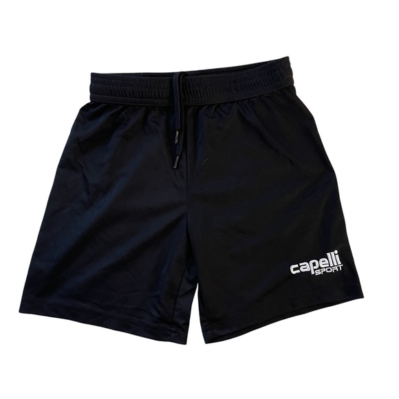 Capelli Sport Boys Black Soccer Shorts Size Youth 6-7 - Picture 1 of 3